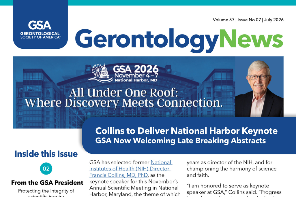Gerontology News July 2026